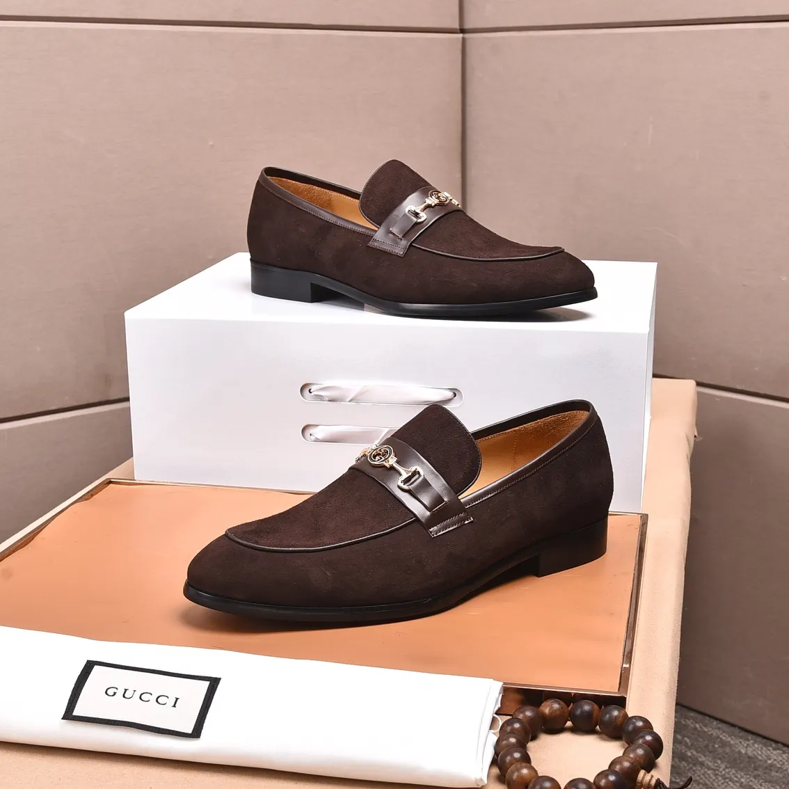 Men's shoes💰540📛📛Original (water-dyed cowhide) Gucci GUCCI official website formal shoes🌀 Italian🇮🇹imported cowhide➕top imported water-dyed cowhide lining💋Finely handmade original bottom, the real thing looks better when photographed in person Standard size 38-44